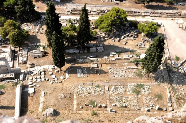 Древние руины - Афины — стоковое фото