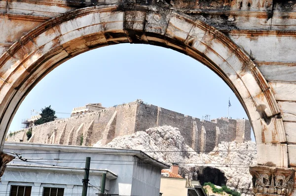 Oblouk Hadrianus detail - Atény Řecko — Stock fotografie