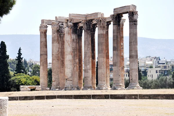 Tempel av olympiska Zeus (Olympieion) - Aten — Stockfoto