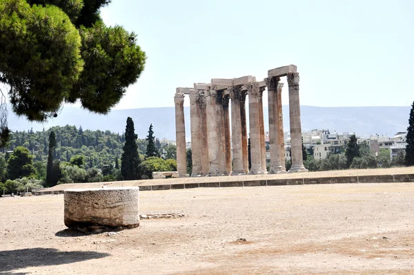 Tempio di Zeus Olimpico (Olympieion) - Atene Grecia — Foto Stock