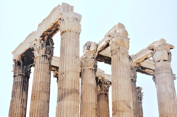 Храм Зевса (Олімпейон) деталь - Греції Афіни — стокове фото