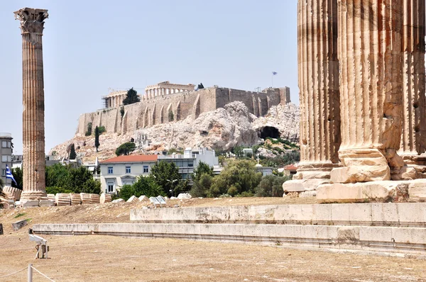 Świątynia Zeusa (Olympieion) - Grecja Ateny — Zdjęcie stockowe