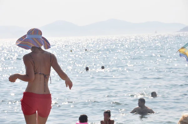 Stranden vid Egeiska havet (Medelhavet) — Stockfoto