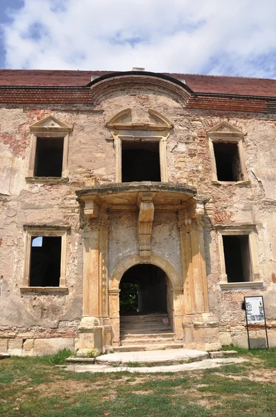 Banffy Palace Bontida Cluj - Entrance — Stock Photo, Image