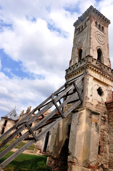 Banffy Palace Bontida Cluj - Tower — Stock Photo, Image