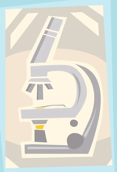 Microscope abstrait — Image vectorielle
