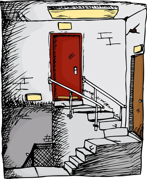 Escadas vazias — Vetor de Stock