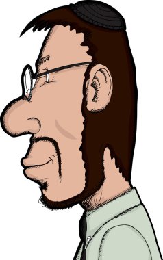 Smiling Jewish Man clipart