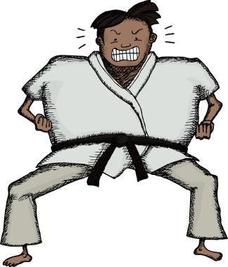 sert karate man