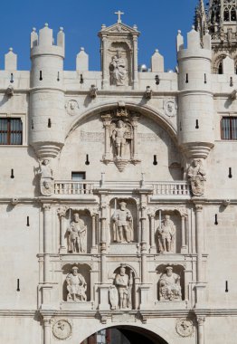 santa maria, burgos, Arch. İspanya