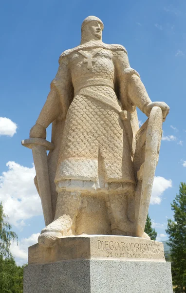 ディエゴロドリゲス、ブルゴスの像。スペイン — ストック写真