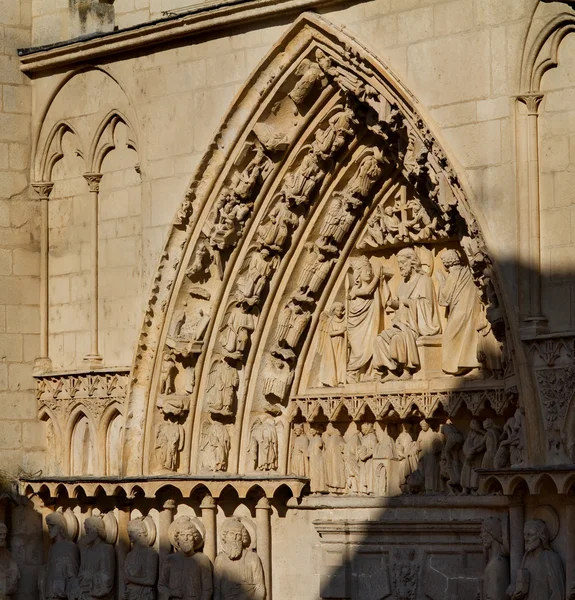 Porta degli Apostoli nella Cattedrale di Burgos. Spagna — Foto Stock