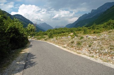 Theth, Prokletije mountains, Albania clipart