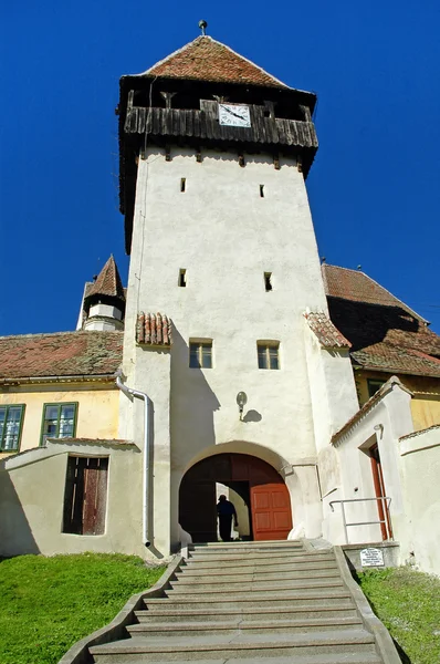 Saxon fortress and church — Stock Photo, Image