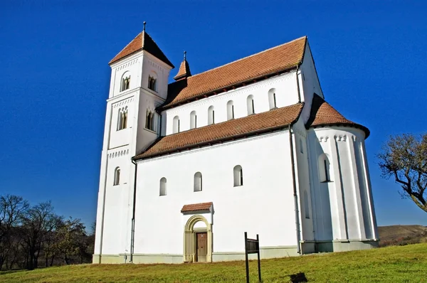 Romansk kirke - Stock-foto