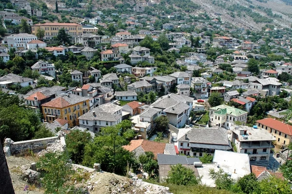 Gjirokaster city, albanien — Stockfoto