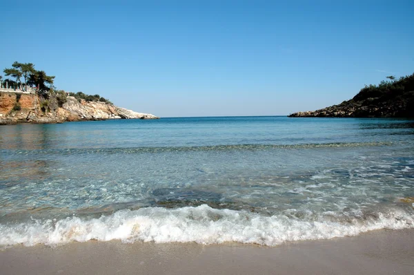 Пляж в острове Тассос, Греция — стоковое фото