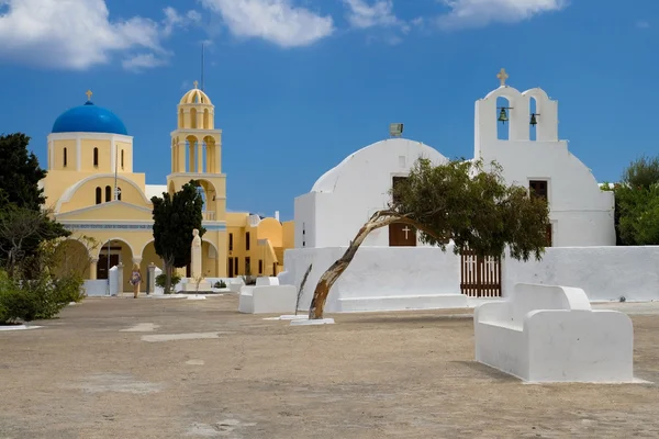 Cycladic churches — Stock Photo, Image