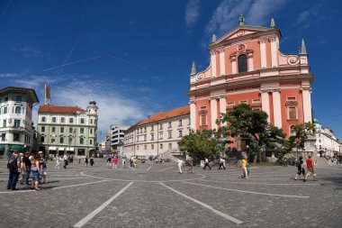 Preseren square, Ljubljana clipart