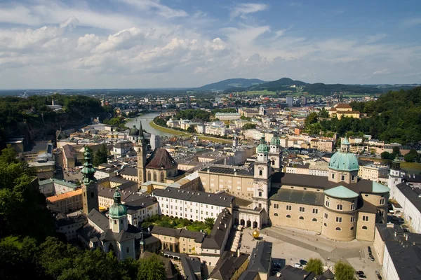Panorama salzburga — Zdjęcie stockowe