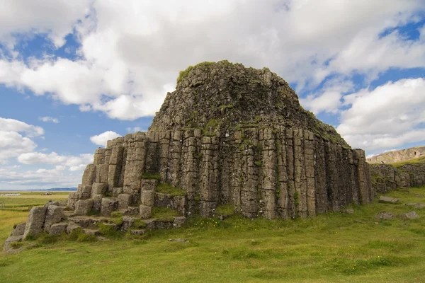 Basaltic pillars in Iceland — Stock Photo, Image