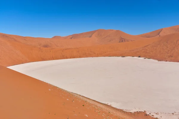 Ölü vlei, namib Çölü görünümünü — Stok fotoğraf