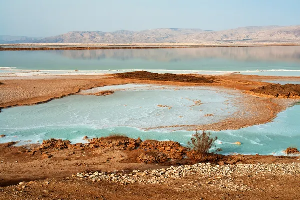 View of Dead Sea Israel coastline — Stock Photo, Image