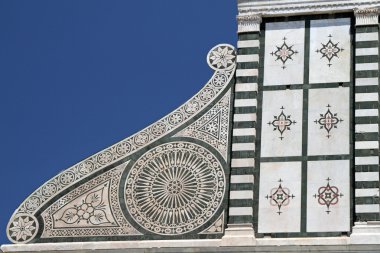 Kilise santa maria novella Dekoratif Cephe detay