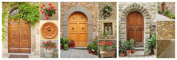 Doorways set — Stock Photo, Image