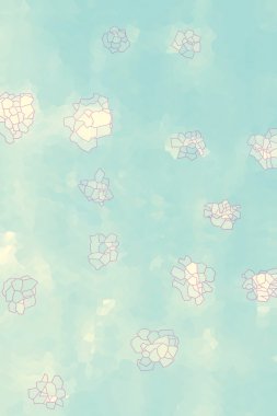 Abstract background flowers. clipart