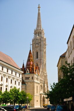 Matthias Kilisesi ve eski şehir buda Budapeşte, Macaristan