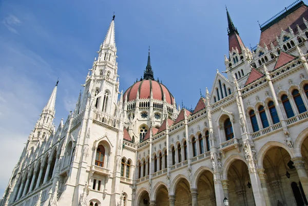 Ουγγρικό Κοινοβούλιο στη Βουδαπέστη, Ουγγαρία — Φωτογραφία Αρχείου