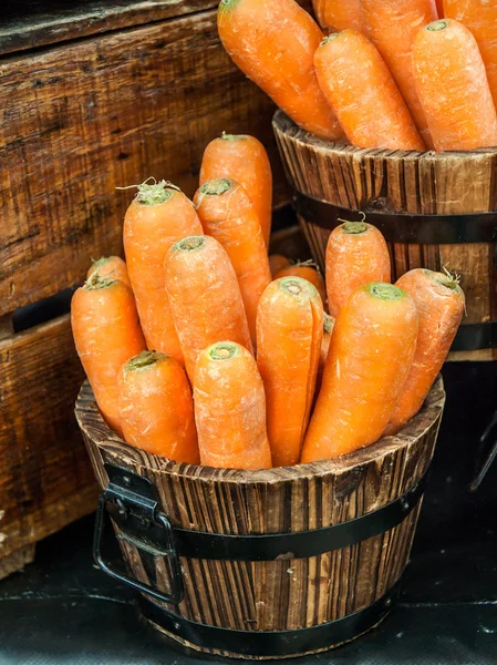 Organic carrots Stock Photo