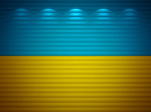 Ukrainska flagga vägg, abstrakt bakgrund — Stockfoto