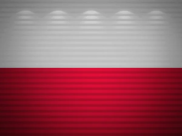 Polnische Fahnenwand, abstrakter Hintergrund — Stockfoto