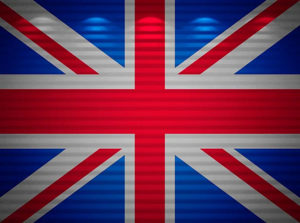 Parede da bandeira inglesa, fundo abstrato — Fotografia de Stock