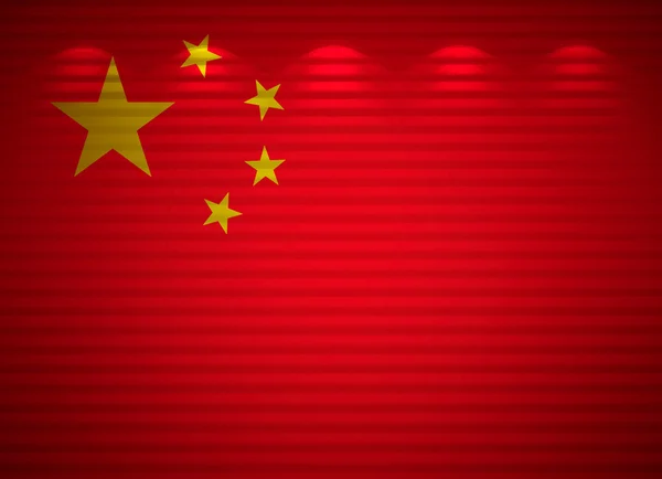 Прапор китайської стіни, абстрактним фоном — стокове фото
