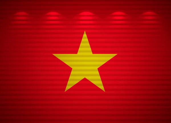 Mur du drapeau vietnamien, fond abstrait — Photo