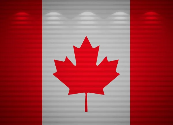 Canadian flag wall, abstract background — Stock Photo, Image