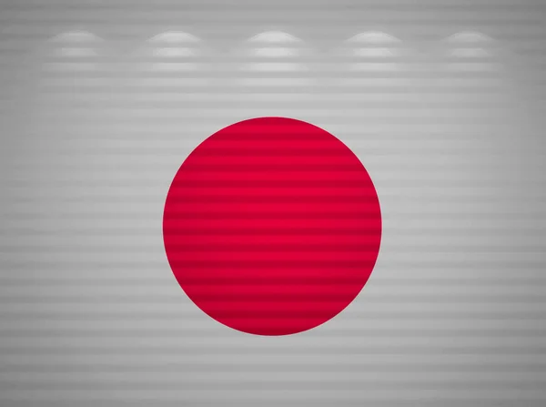 stock image Japanese flag wall, abstract background