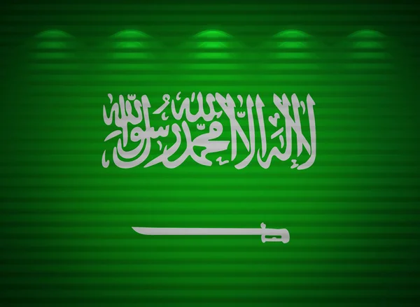 stock image Saudi Arabia flag wall, abstract background