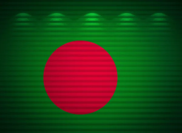孟加拉国国旗墙、 抽象背景 — 图库照片