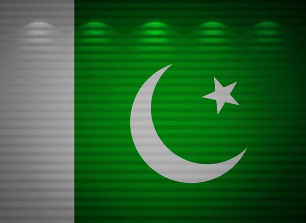 Σημαία του Πακιστάν τοίχο, αφηρημένα φόντο — Φωτογραφία Αρχείου