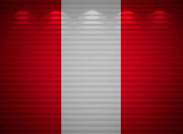Peruvian flag wall, abstract background — Stock Photo, Image