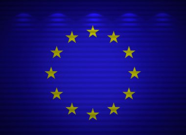 Avrupa Birliği bayrağı duvar, arka plan