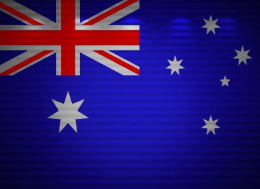 Avustralya bayrağı duvar, arka plan