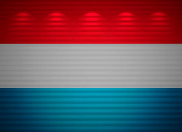 Mur drapeau luxembourgeois, fond abstrait — Photo