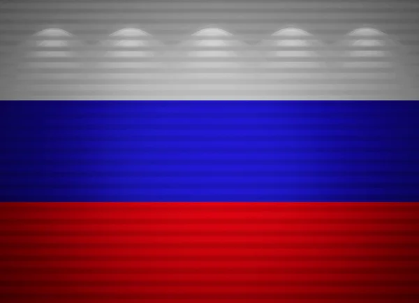 Parede da bandeira russa, fundo abstrato — Fotografia de Stock