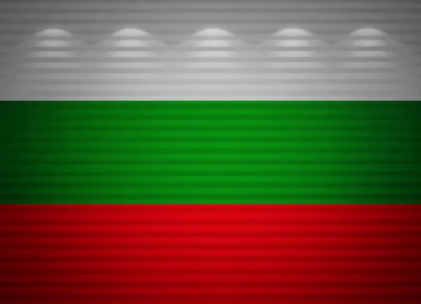 Bulgariska flaggan vägg, abstrakt bakgrund — Stockfoto