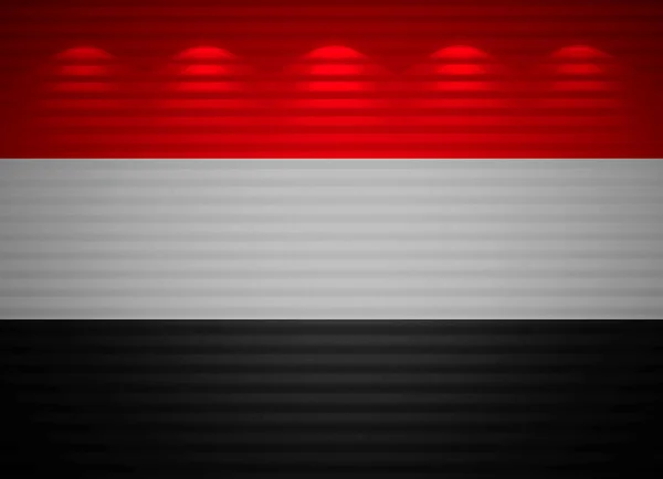 Mur du drapeau yéménite, fond abstrait — Photo